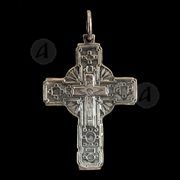 Silver cross necklace 109