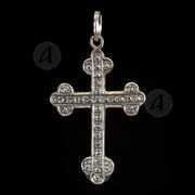 Silver cross necklace 13