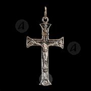 Silver cross necklace 34