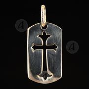 Silver cross necklace T23