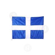 Greek Flag on Land