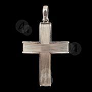 Silver wired cross