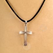 Silver wired cross