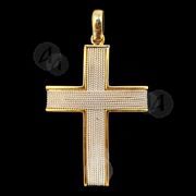 Silver wired cross