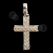 Silver wired cross