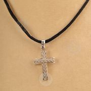 Silver wired cross