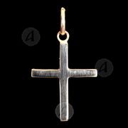 Silver cross necklace Τ27