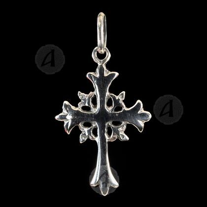 Silver cross necklace 107
