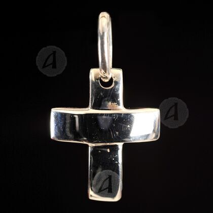 Silver cross necklace 117