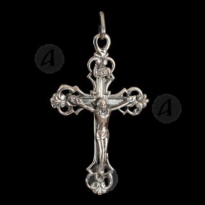Silver cross necklace 33