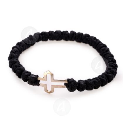 Prayer rope with silver cross