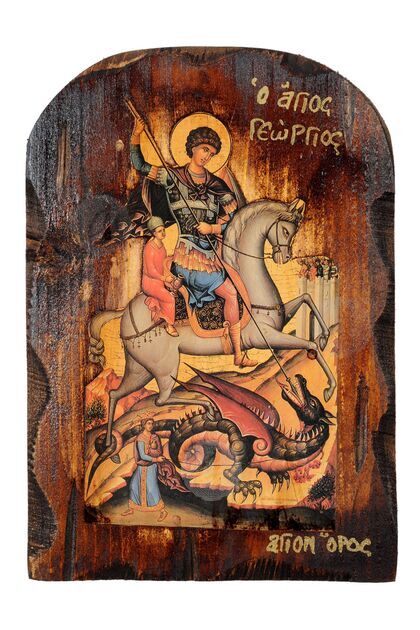 Saint George on horseback
