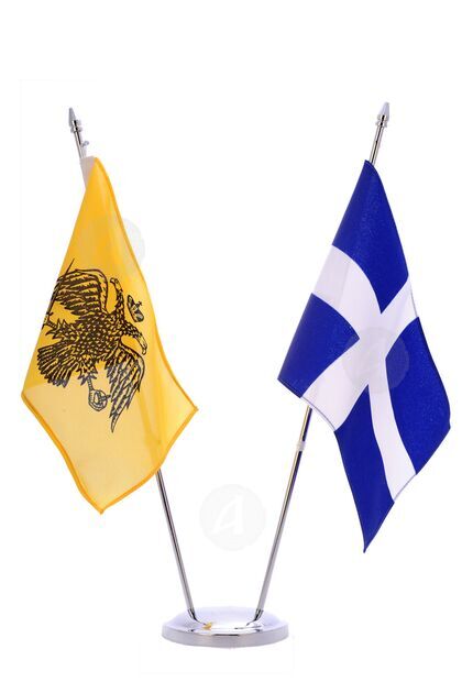 Flagpole and flag