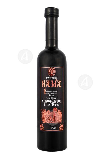 Sweet red wine Monastery Xenophontos