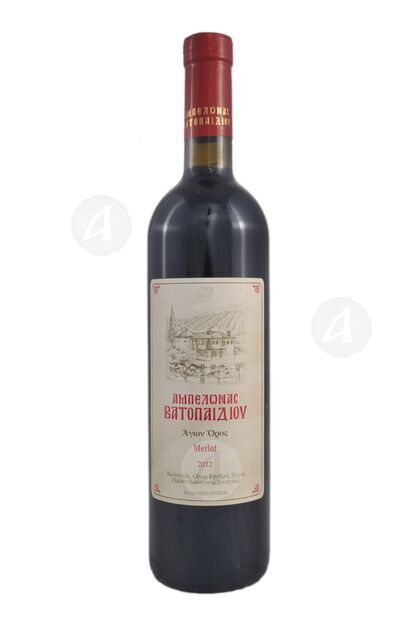 Ερυθρός Ξηρός  Οίνος (Merlot) Ι. Μ. Βατοπαιδίου 750ml