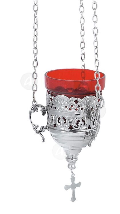 Hanging vigil lamp