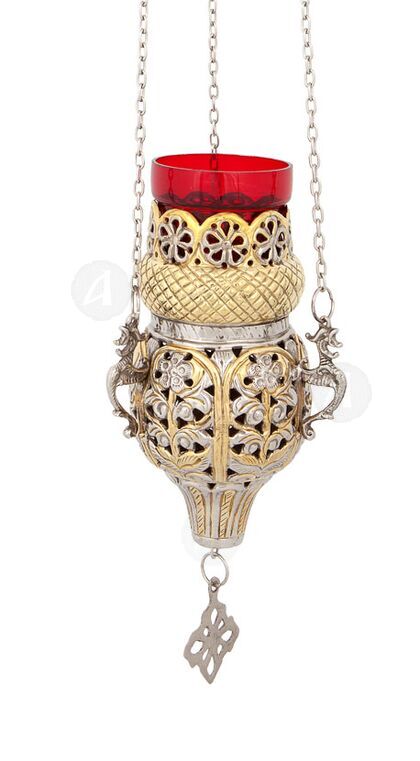 Hanging vigil lamp