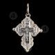 Silver Screw Cross Necklace 82