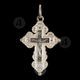 Silver Screw Cross Necklace 83